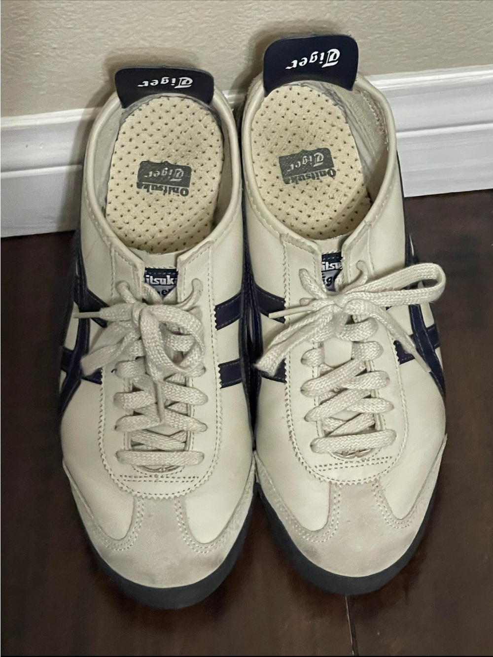 Onitsuka Tiger by Asics Men's Sneakers in Cream and Navy